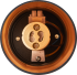 Светильник точечный накладной Elektrostandard DLN114, 2 м², цвет чёрный/золото