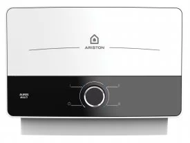 Проточный водонагреватель электрический Ariston Aures M 10.5 3195236 10.5 кВт белый
