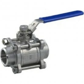 Трехсоставной шаровый кран TITAN LOCK TL75TPBVSS-WD