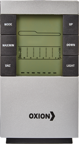 Часы-метеостанция Oxion OTM379 с встроенным датчиком