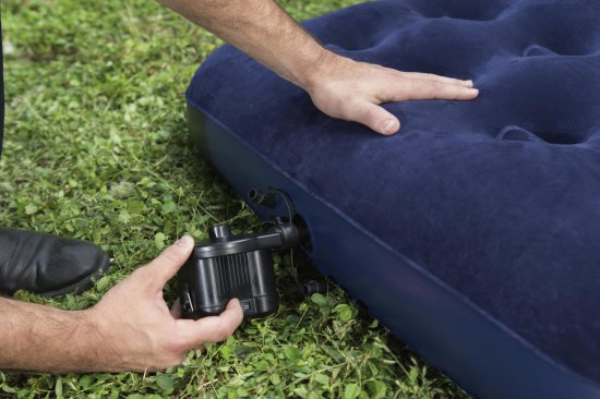 Надувная кровать Bestway Twin полутороспальный 188x99x22 см синий