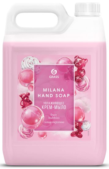 Жидкое мыло Grass Milana Fruit Bubbles 5 кг