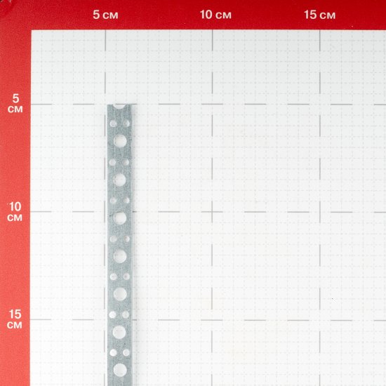 Лента крепежная перфорированная прямая 12х0,5 мм 25 м