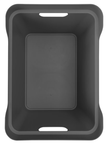 Ящик с крышкой Luxe 38x27.6x22 см 18 л полипропилен цвет серый