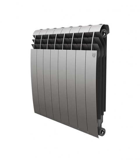 Радиатор биметаллический Royal Thermo BiLiner Silver Satin 500 мм 8 секций 1