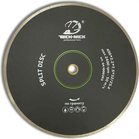 Сплошной диск алмазный по граниту TECH-NICK SPLIT DISC