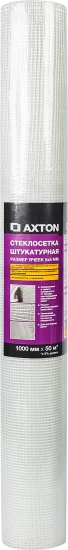 Сетка стеклотканевая штукатурная 5x5 Axton 70 г/м² 1x50 м