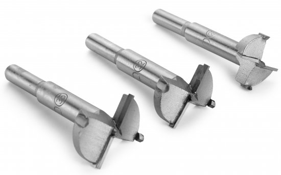 Набор сверл форстнера по дереву 26/32/35x80 мм, 3 шт.