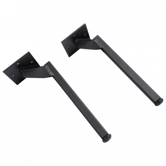 Ножка для мебели квадратная 220x80x100 мм черная 2 шт.