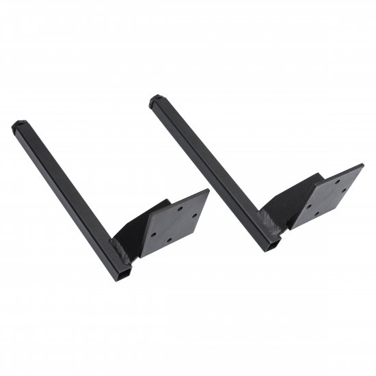 Ножка для мебели квадратная 220x80x100 мм черная 2 шт.