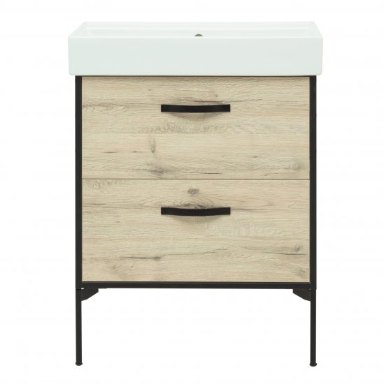 Ножка для мебели квадратная 220x80x100 мм черная 2 шт.