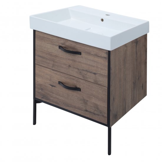 Ножка для мебели квадратная 220x80x100 мм черная 2 шт.