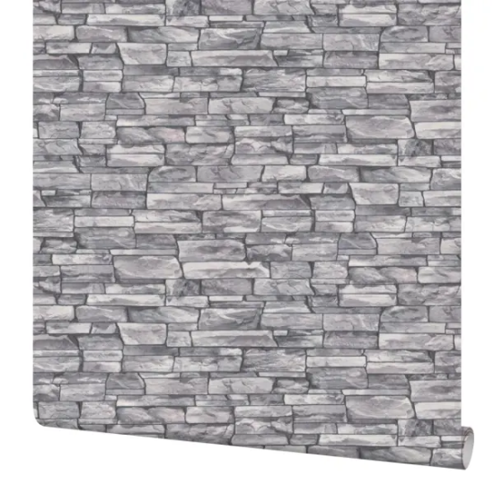 Обои виниловые Palitra Home Rubble серые 0.53 м 11026-14