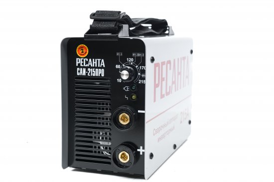 Сварочный аппарат инверторный Ресанта САИ-215ПРО, 220 А, до 5 мм