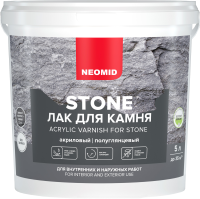 Лак по камню Neomid Stone 5 л прозрачный