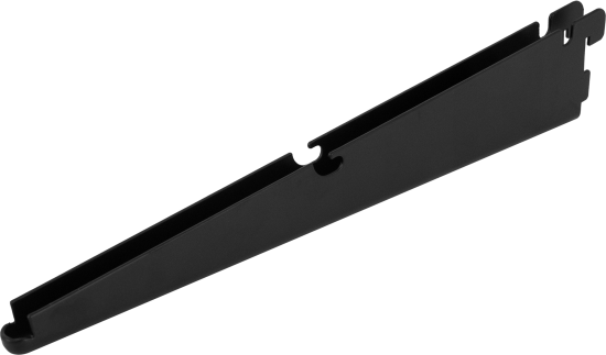 Кронштейн для полок НСХ 31.1x5,6x1,2 см нагрузка до 20 кг цвет чёрный