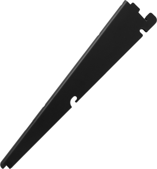 Кронштейн для полок НСХ 31.1x5,6x1,2 см нагрузка до 20 кг цвет чёрный