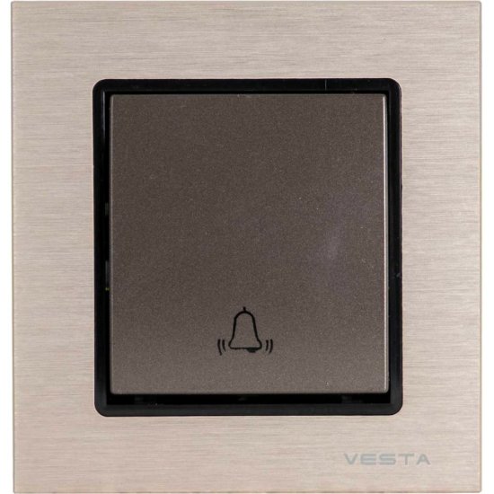 Кнопка звонка Vesta Electric Exclusive Champagne Metallic