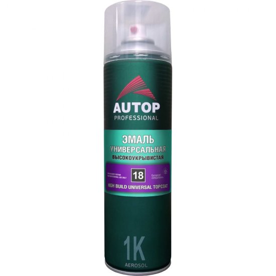 Акриловая универсальная высокоукрывистая эмаль AUTOP Professional №18