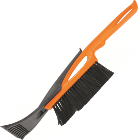 Щётка-сметка для снега со скребком Sparta 400 мм цвет оранжевый