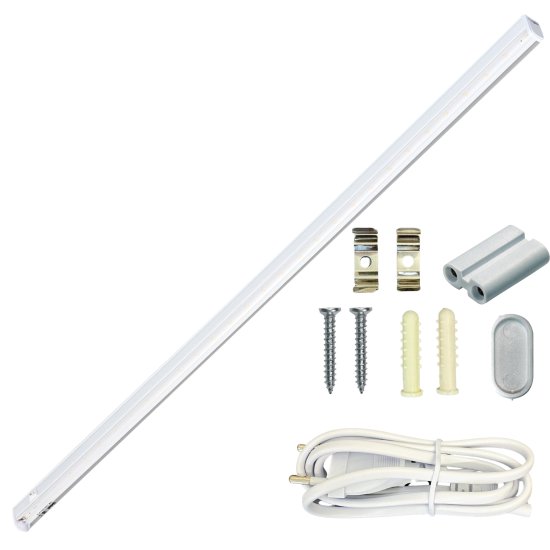 Фитосветильник линейный светодиодный Uniel 14 В IP20 870 мм полный спектр розовый свет