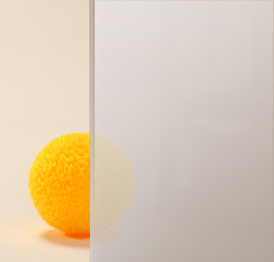 Полистирол листовой 4мм белый прозрачный глянцевый 50x100 см