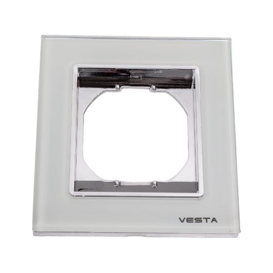 1-местная рамка Vesta Electric Exclusive White