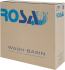 Раковина накладная угловая Rosa Элегия 49.5 см