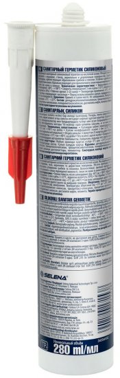 Герметик силиконовый Tytan санитарный уксусный прозрачный 280 мл