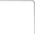 Угол крепежный равносторонний KUR 50x50x50x1.8 оцинкованная сталь цвет серебро