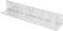 Угол крепежный равносторонний KUR 40x40x240x1.8