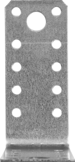 Угол крепежный KU 90x90x40x1.8 сталь цвет серый
