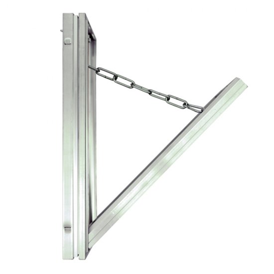 Люк ревизионный под плитку Практика Контур алюминиевый 200х200 мм скрытый нажимной