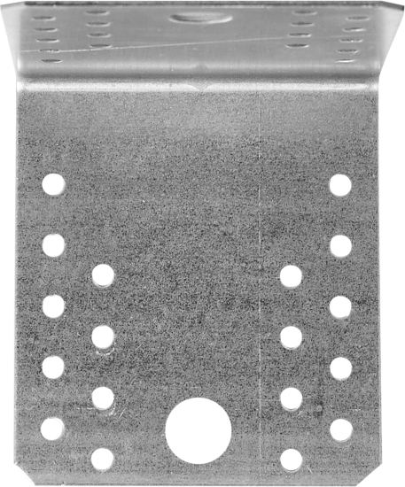 Угол крепежный KU 105x105x90x1.8 оцинкованная сталь цвет серый