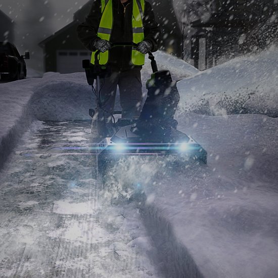 Снегоуборщик аккумуляторный GREENWORKS Бесщёточный 82SN22 51 см 82 В 1x5 Ач АКБ и ЗУ в комплекте