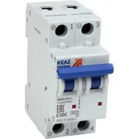 Модульный выключатель автоматический КЭАЗ 2п C 4А OptiDin BM63-2C4-DC-УХЛ3