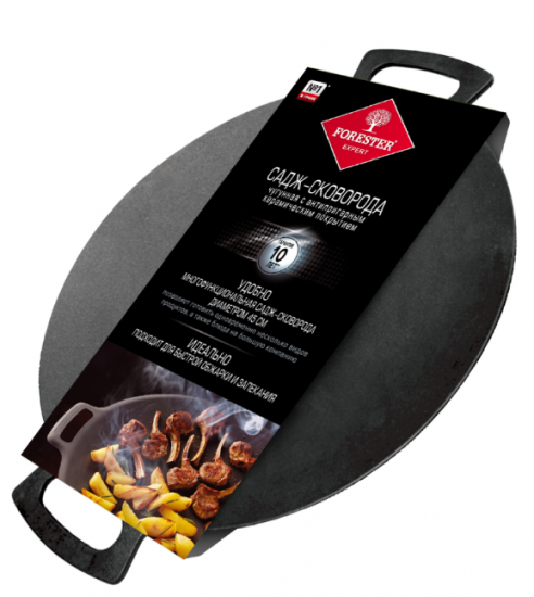 Садж-сковорода Forester ø45 см чугун черный