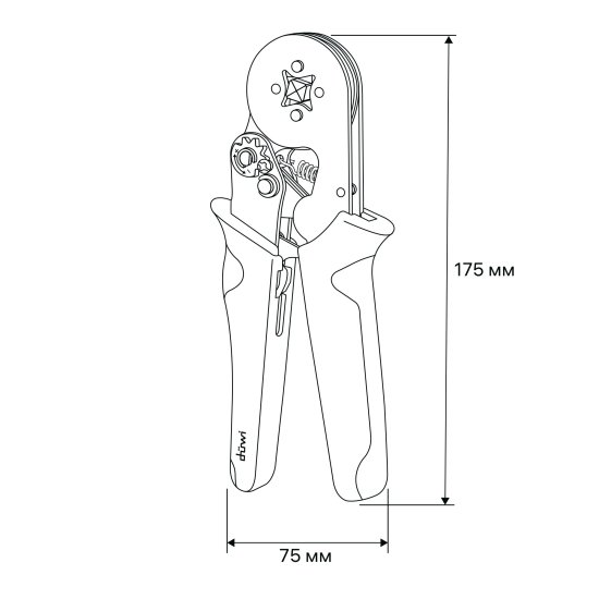 Пресс-клещи квадратные Duwi Profi ПКВК10