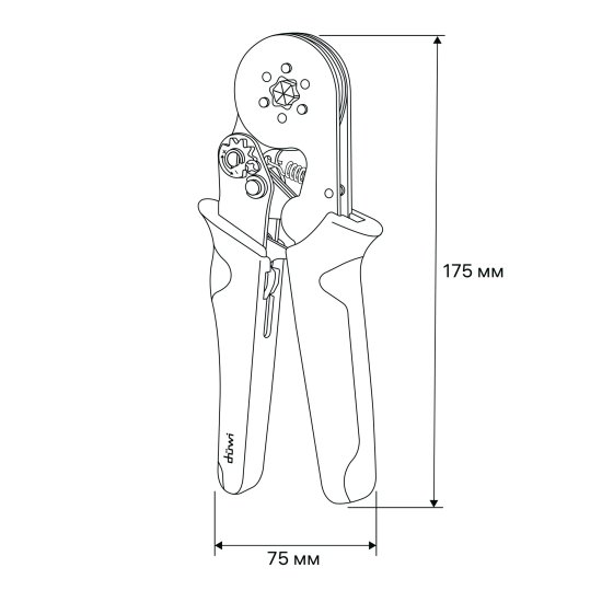 Пресс-клещи шестигранные Duwi Profi ПКВШ6