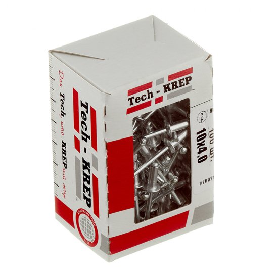 Заклепка вытяжная 4,0x10 мм алюминий/сталь (100 шт.)