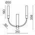 Бра Maytoni Deja Vu G9 50 Вт 220-240 В латунь IP20 (MOD423WL-02C)