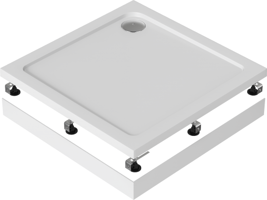 Экран для душевого поддона Sensea Slim акрил 90x90 см