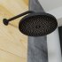 Держатель для верхнего душа Iddis Built-in Shower Accessories 350 мм настенный латунь черный (001BB35i61)