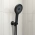 Подключение шланга Iddis Built-in Shower Accessories с держателем латунь черное (003BL01i62)