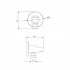 Подключение шланга Iddis Built-in Shower Accessories с держателем латунь черное (003BL01i62)