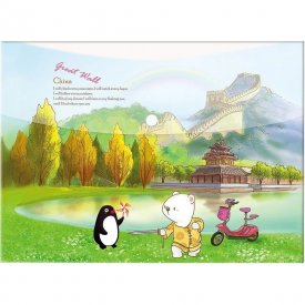 Папка-конверт COMIX география