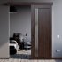 Дверь межкомнатная глухая Artens Дукато 60x200 см Hardflex цвет акация с замком и петлями