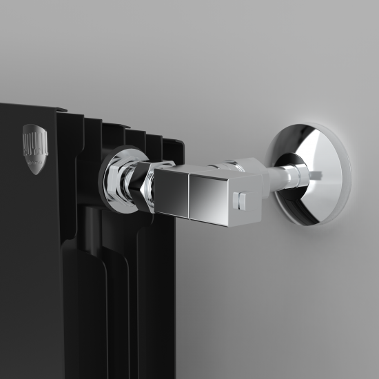 Комплект регулирующих вентилей для радиатора угловой Royal Thermo Cube 1/2