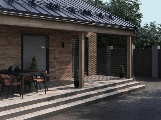 Ступень Estima Sun Deck SU00 30x120 см цвет светло-бежевый 4 шт.