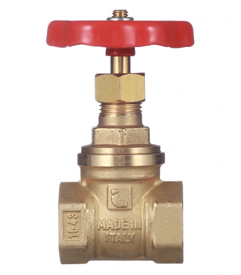 Задвижка клиновая латунный 1/2 ВР(г) х 1/2 ВР(г) вентиль